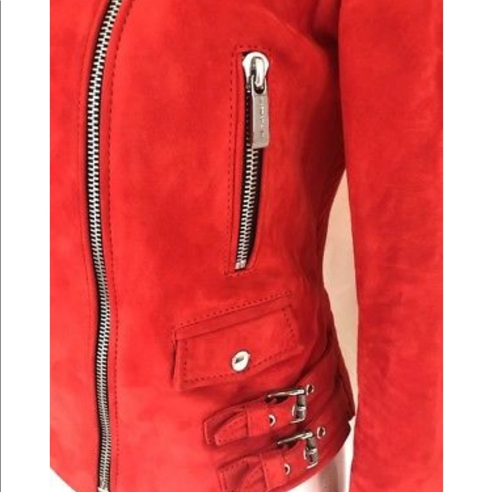 Barbara Bui Moto biker suede jacket - Picture 2 of 7